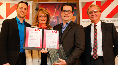 bösch erhielt vom KVA die Auszeichnung für seinen perfekten Kundendienst. | © bösch heizung.klima.lüftung
