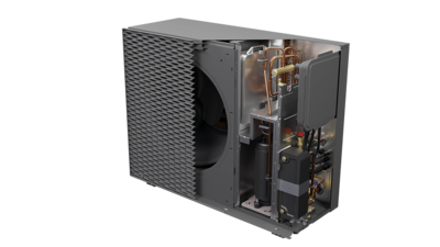 Schnittbild der WANDA Wärmepumpe