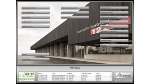 Bildschirmoberfläche der Gebäudeleittechnik. | © bösch - heizung, klima, lüftung