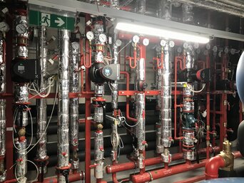 © bösch Verrohrung für die bösch Großwärmepumpen | © bösch