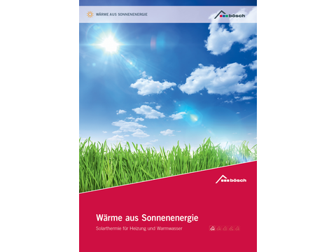Titelbild bösch Prospekt Wärme aus Sonnenenergie