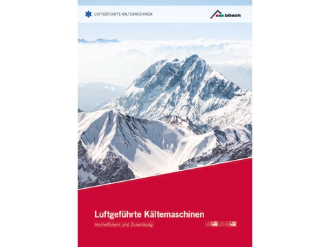 Prospekt Luftgeführte Kältemaschinen | © bösch - heizung, klima, lüftung