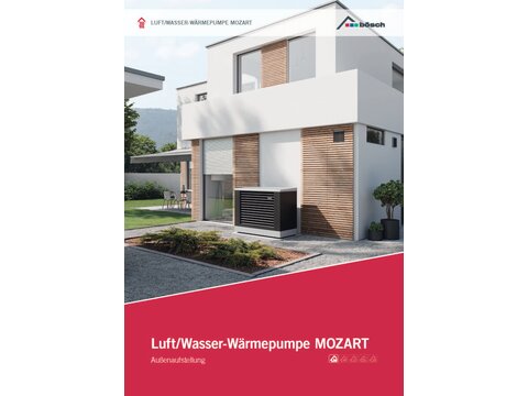 Prospekt Luft-/Wasser-Wärmepumpe Mozart Außen