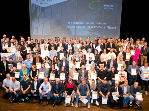 Am 16. Mai 2023 erhielt bösch erneut das Ökoprofit-Zertifikat verliehen. | © bösch heizung.klima.lüftung Am 16. Mai 2023 erhielt bösch erneut das Ökoprofit-Zertifikat verliehen. | © bösch heizung.klima.lüftung