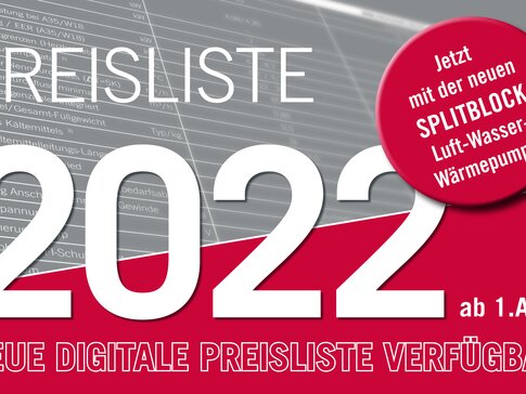 Neue bösch Preisliste ab 1.8.2022 - Jetzt mit der neuen SPLITBLOCK Luft-Wasser-Wärmepumpe. | © bösch heizung.klima.lüftung Neue bösch Preisliste ab 1.8.2022 - Jetzt mit der neuen SPLITBLOCK Luft-Wasser-Wärmepumpe. | © bösch heizung.klima.lüftung