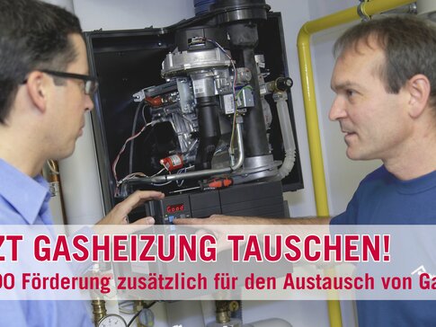 "Raus aus Gas"-Zuschlag erhöht Gesamtfördersumme des Bundes auf bis zu 9.500 Euro | © bösch heizung.klima.lüftung "Raus aus Gas"-Zuschlag erhöht Gesamtfördersumme des Bundes auf bis zu 9.500 Euro | © bösch heizung.klima.lüftung