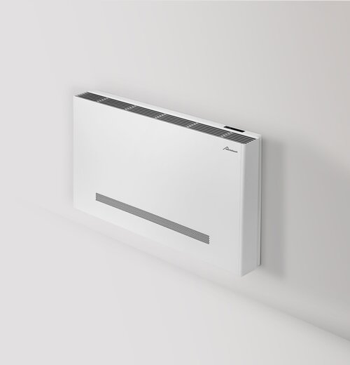 bösch Fancoil ROMEO zur effizienten Raumkühlung und -heizung, modernes Wandgerät.