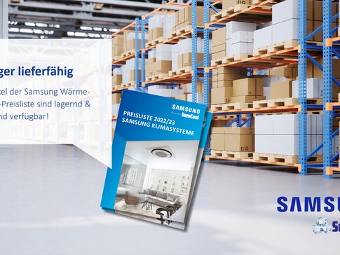 Alle Samsung Wärmepumpe derzeit ab Lager verfügbar! | © SamCool Alle Samsung Wärmepumpe derzeit ab Lager verfügbar! | © SamCool